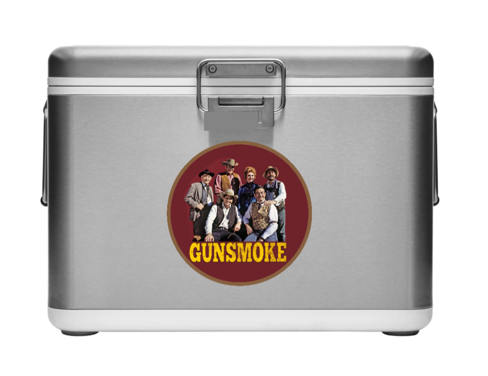 Gunsmoke (TV Classics) – 4" Vinyl Decal Sticker Handmade Cooler Laptop Vehicle