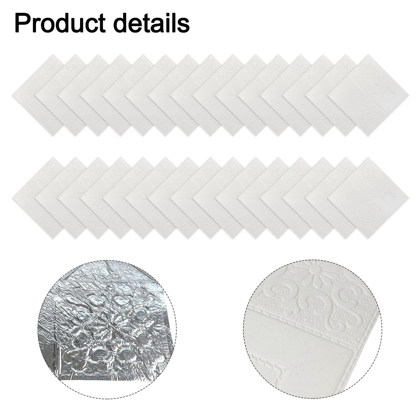 Bedroom 3D Foam Wall Sticker 3D Wall Panel Easy Application Foam Material