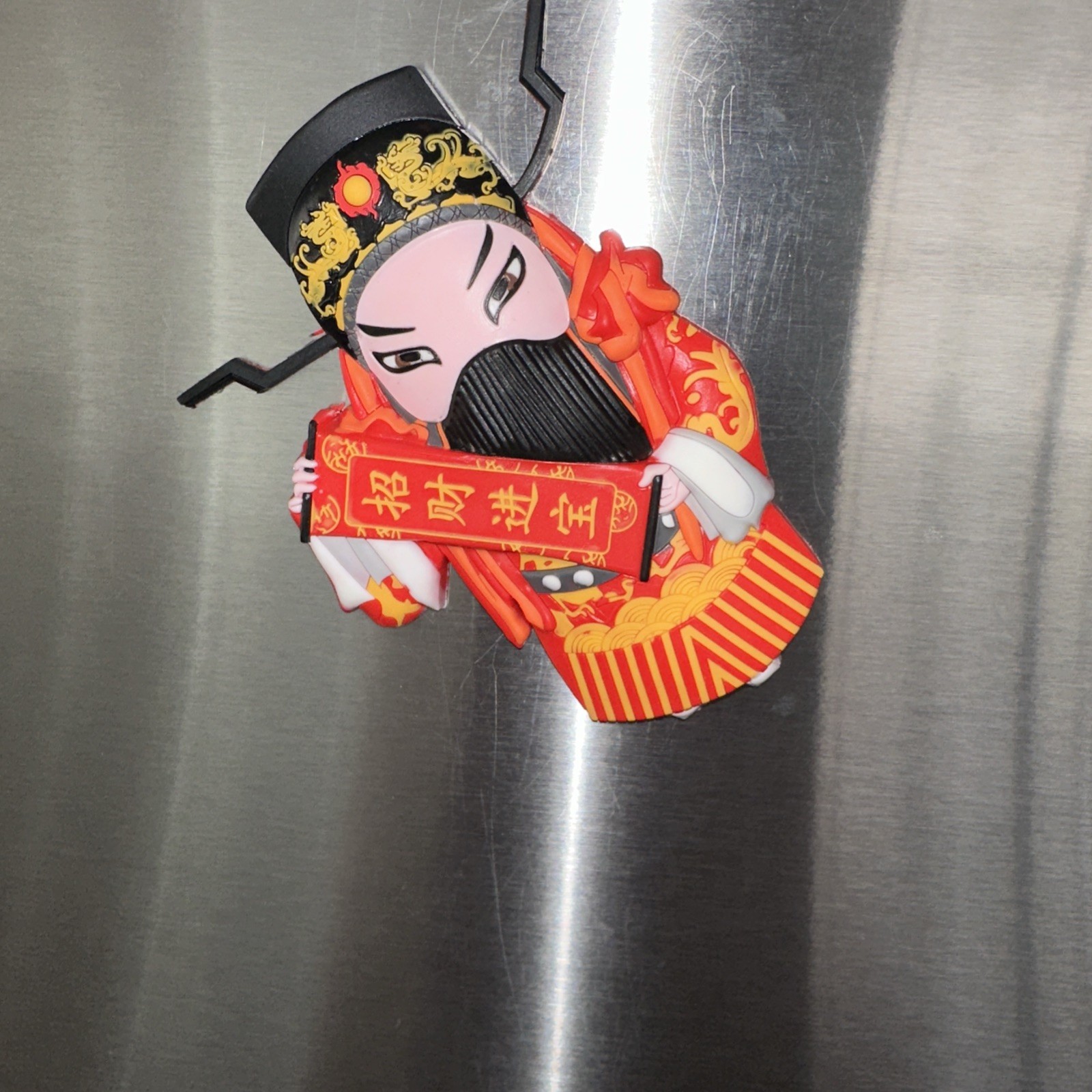 Novel and Funny Beijing Opera 3D Sticker Cute Creative Magnet Chinese Style