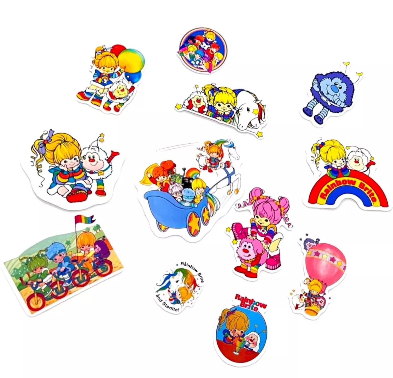 Saturday Morning Cartoons 1980s Stickers Classic 20 Pack He-Man Thundercats Jem