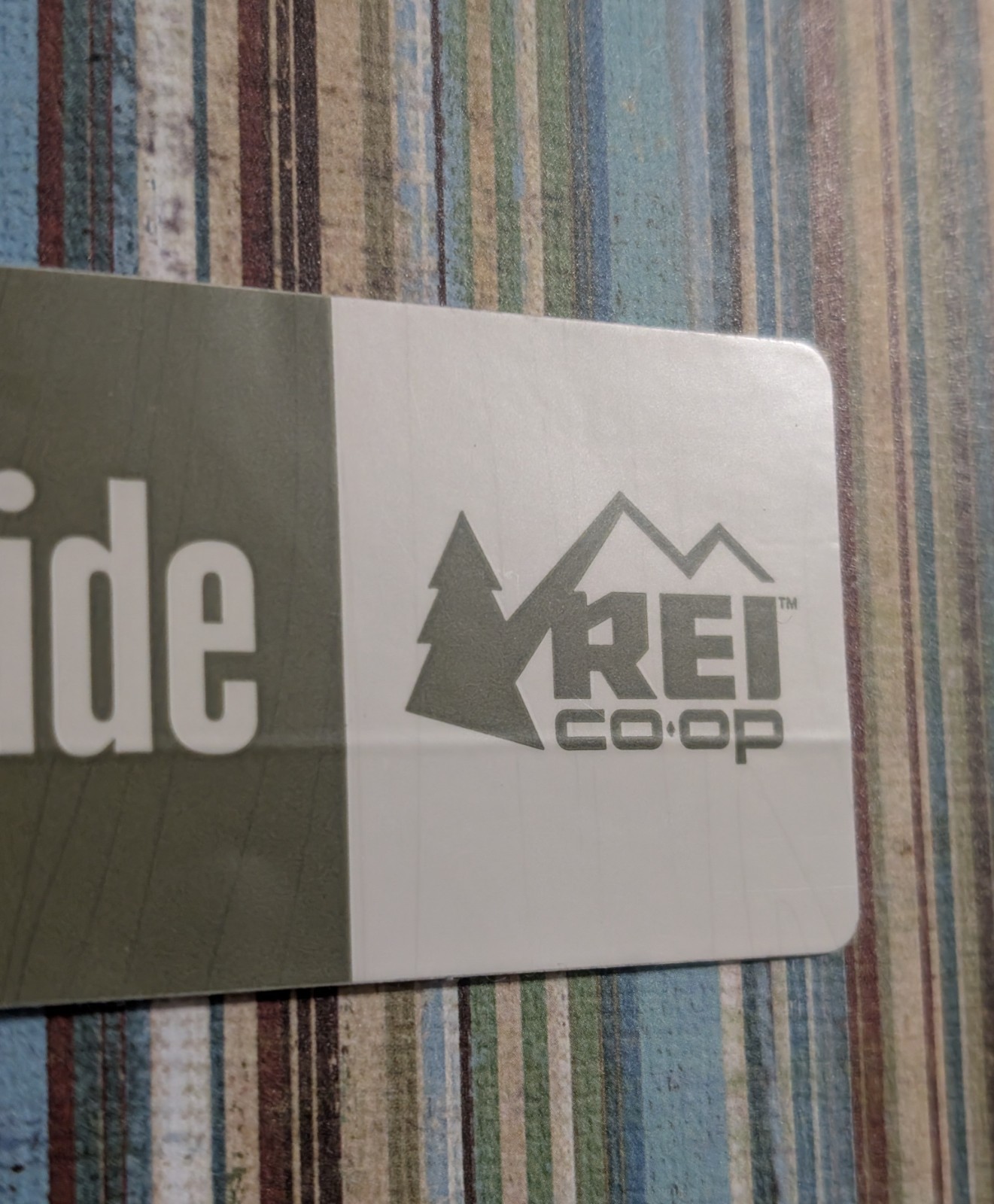 REI Co-op Opt Outside Rectangular Sticker #OptOutside Outdoor Camping Lifestyle
