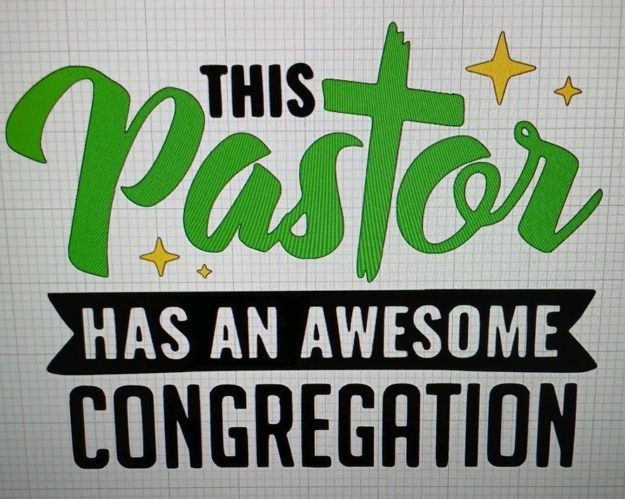 This Pastor Has An Awesome Congregation Decal