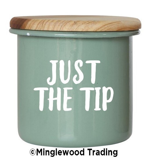 Just the Tip Vinyl Decal Sticker | Funny Bathroom Cleaning Bottle Label