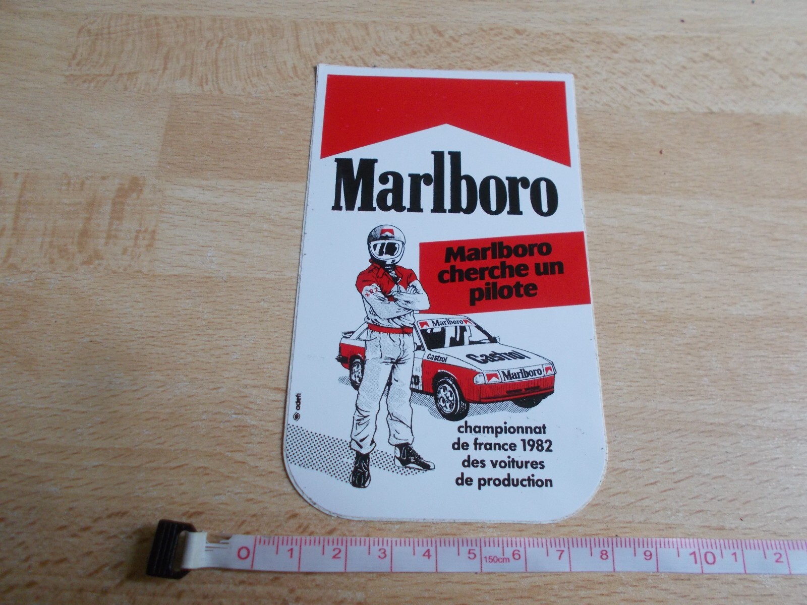 Sticker Championship of France 1982 – Marlboro Cherche One Pilote