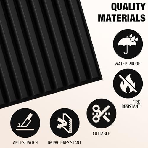 33 Pcs 3D PVC Wall Panels 12x12in Textured Decorative Tiles DIY Interior Decor