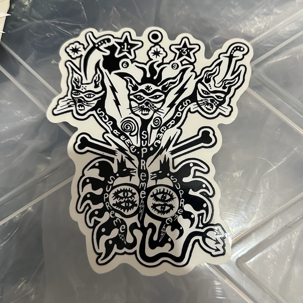 Supreme Clayton Patterson Sticker (SS21)