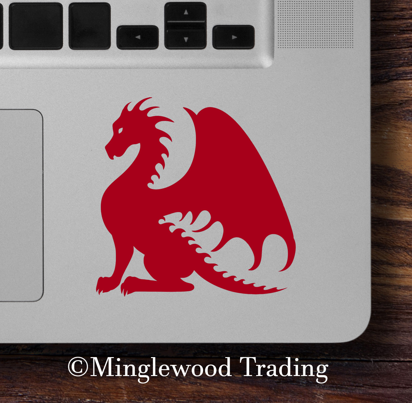 DRAGON Vinyl Decal Sticker – V3- Wyvern Fantasy Folklore Medieval Dungeons Fire