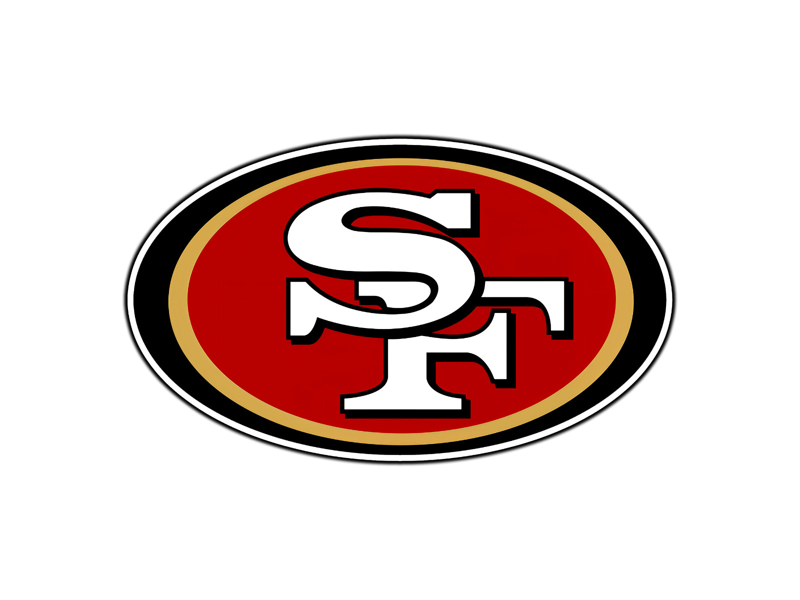 #051 San Francisco 49ers Logo NFL Waterproof Vinyl Sticker Decal Die-Cut