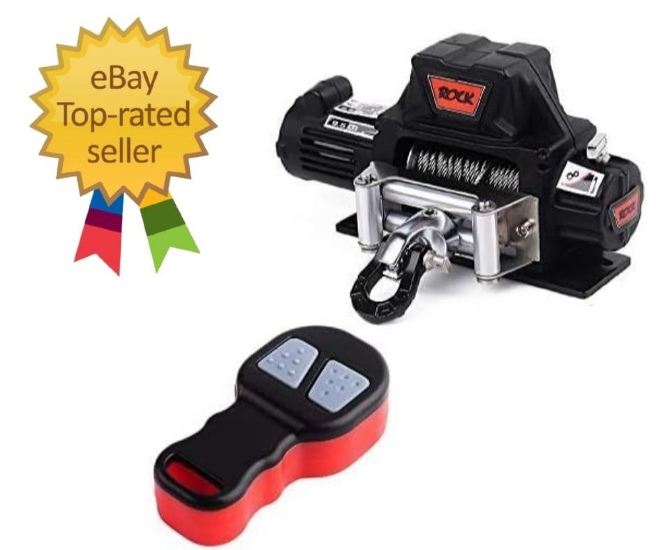 Metal Automatic Winch Wireless Remote Controller System for 110 RC Cra…