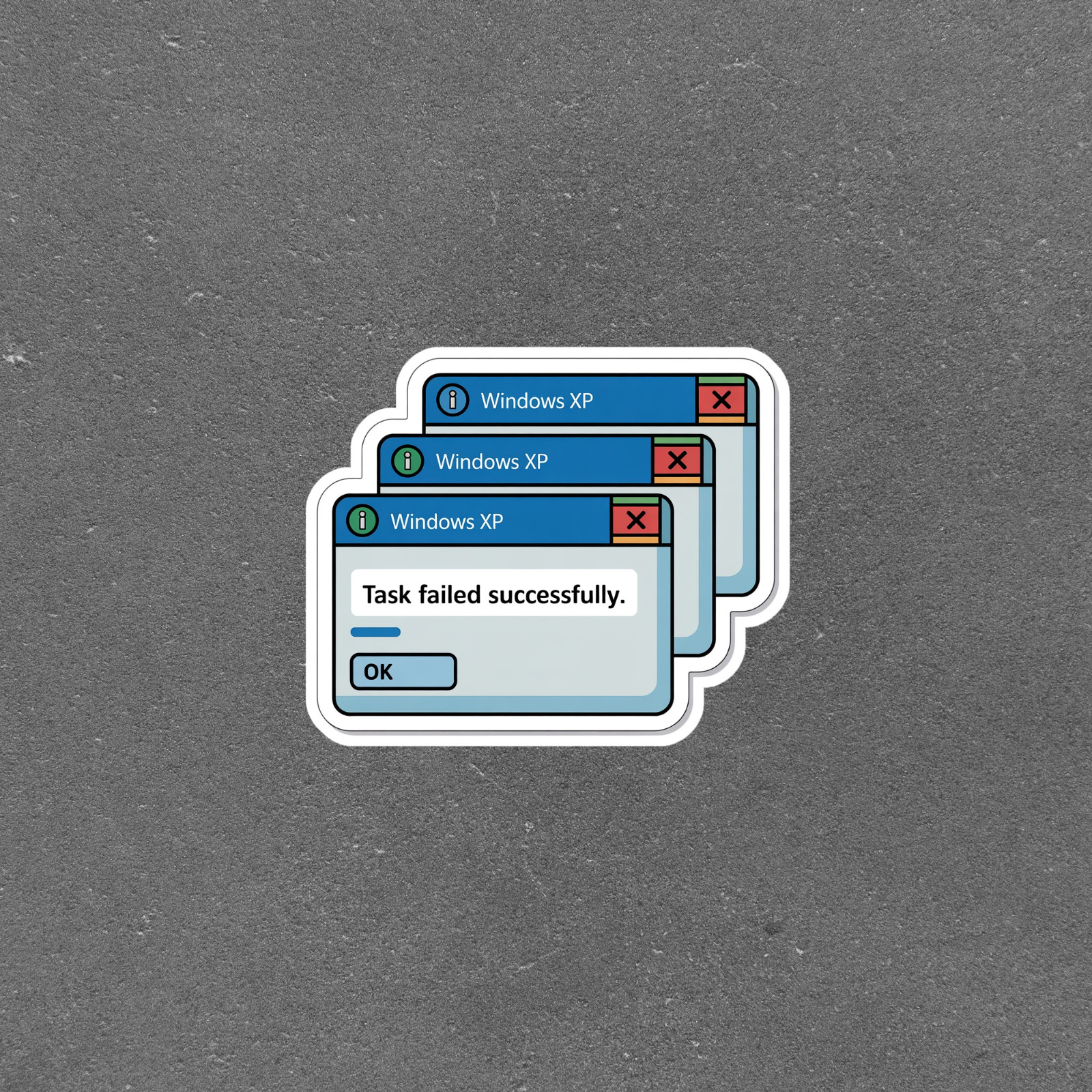 Funny Tech Error Humor Sticker Pack Geek Nostalgic Computer Pop Culture Decal #6
