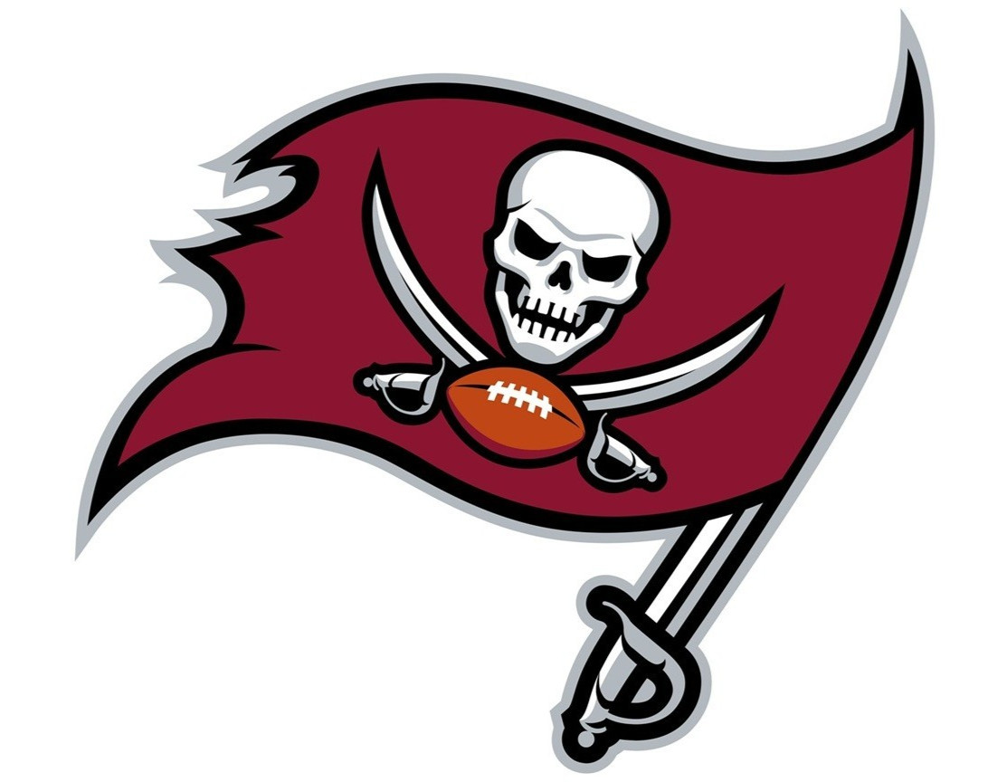 Tampa Bay Red Pewter Football Weather Resistant Vinyl Sticker/Decal 01