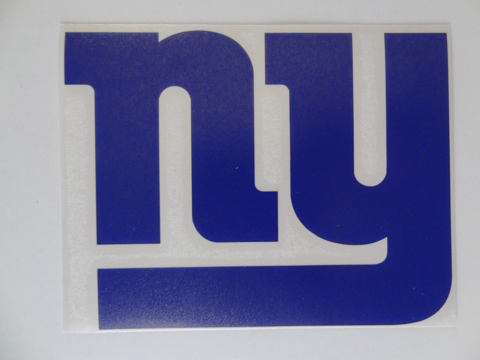 New York Giants "NY" – 3" wide -White / Blue / Red Vinyl Decal Truck Car Window