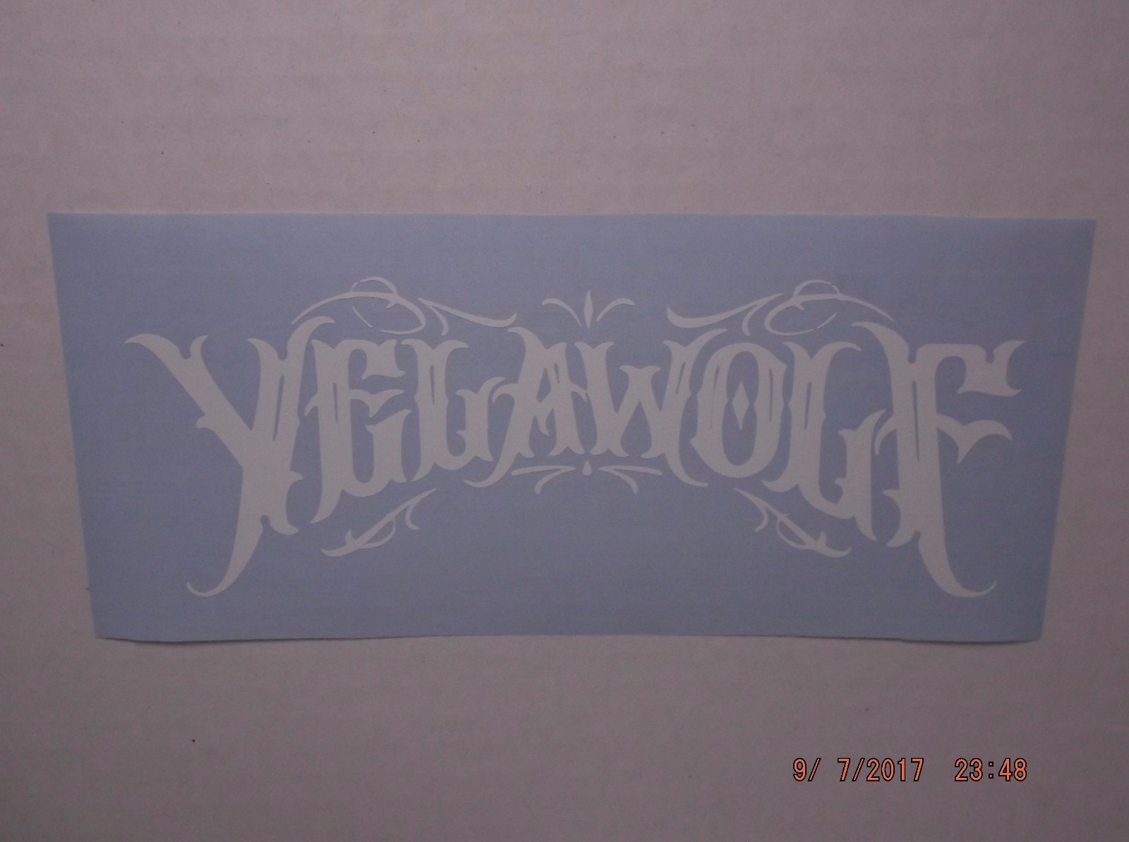YELAWOLF Decal for Car, Truck, Laptop or Smooth Surface Approx 8" wide