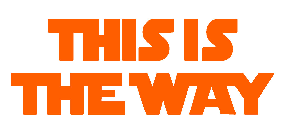 THIS IS THE WAY, STAR WARS, MANDALORIAN, Decal Stickers for Car, Laptop, Tablet