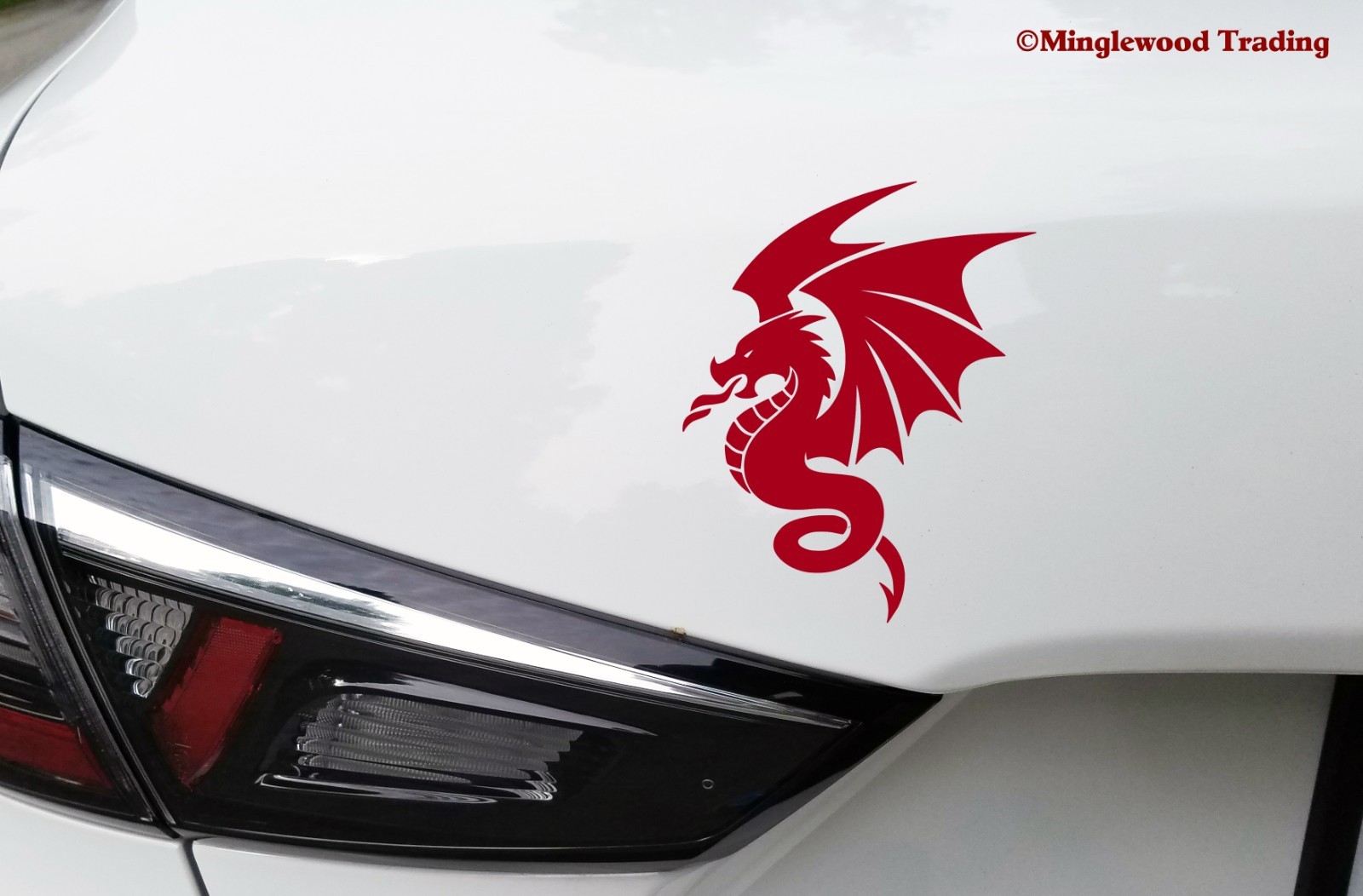 FLYING DRAGON Vinyl Sticker V1 Wyvern Medieval Fantasy Gaming – Die Cut Decal