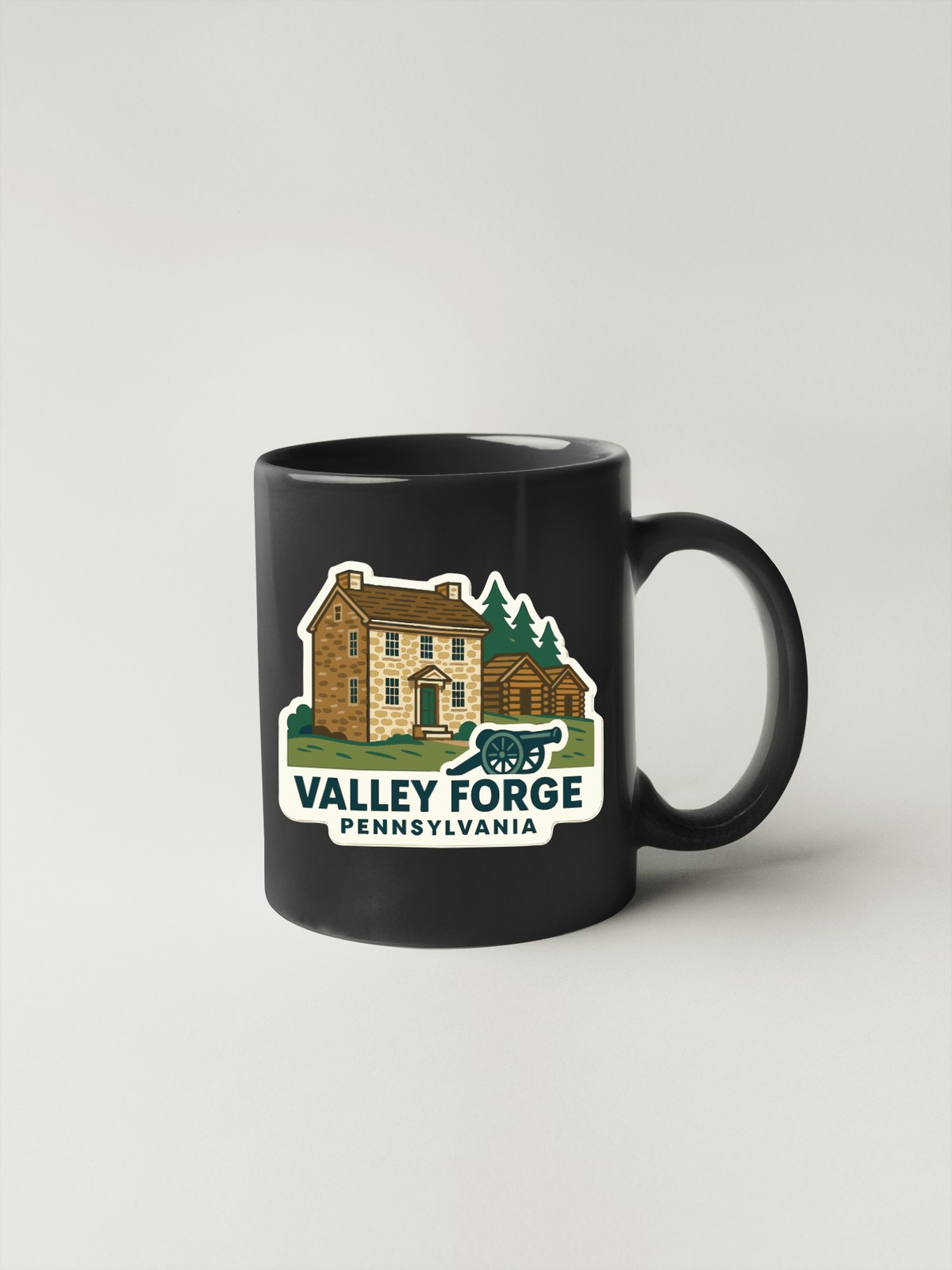 Valley Forge Pennsylvania Sticker Decal Vinyl Die-Cut Symbolic Landmark Design