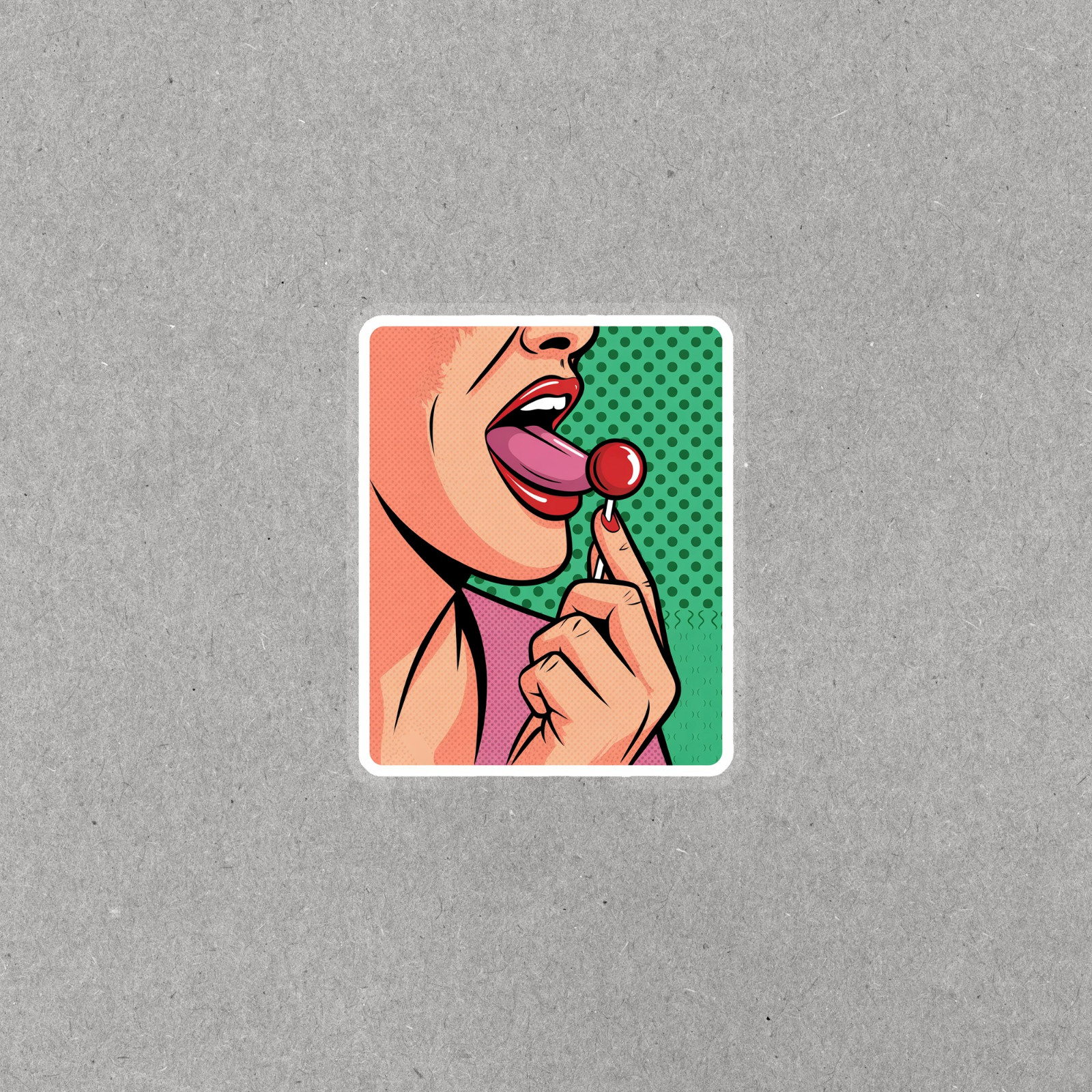 Pop Art Lollipop Vinyl Sticker for Laptops, Water Bottles & Decor #7023