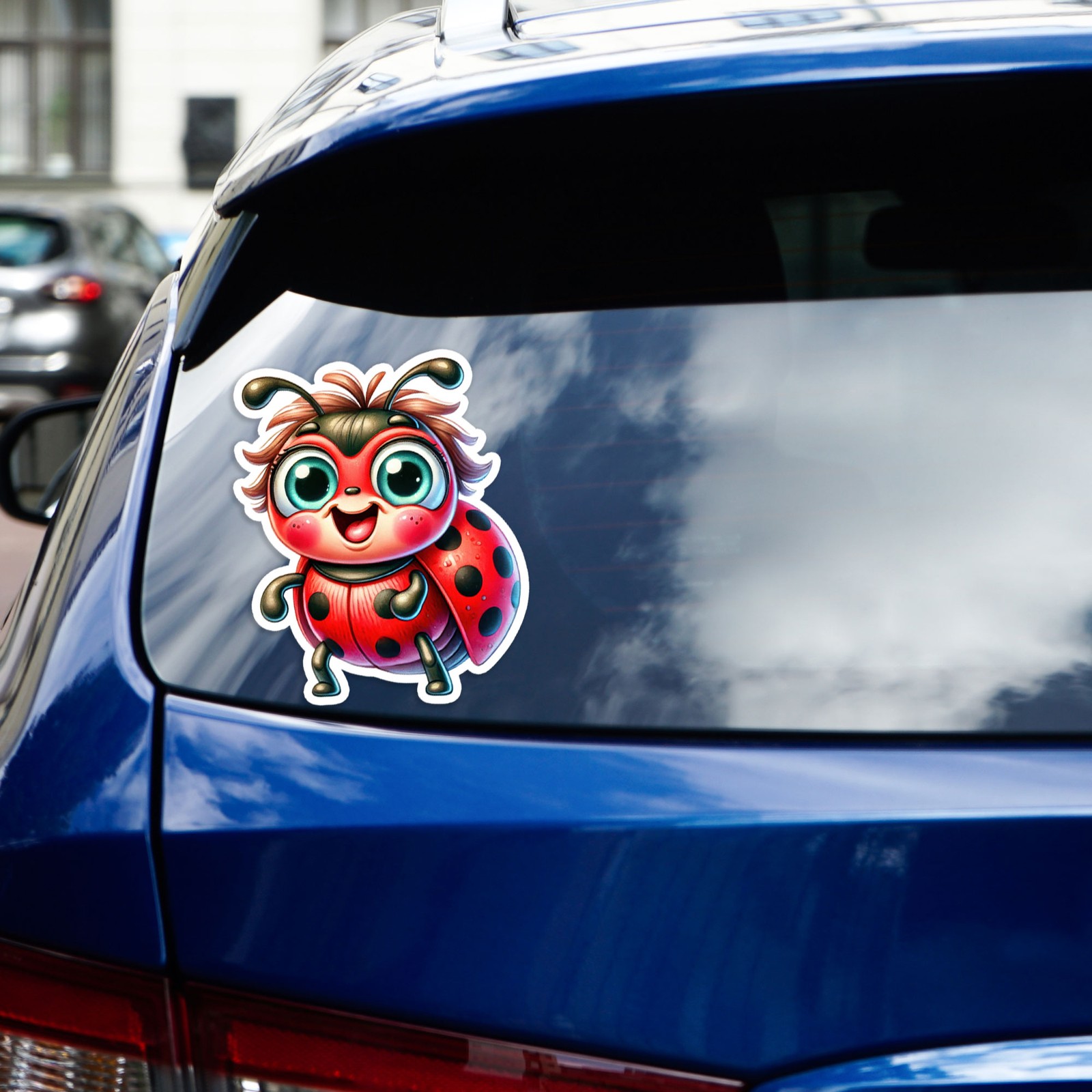 Cute Ladybug – Vinyl Decal Sticker – Car Window Laptop – #529