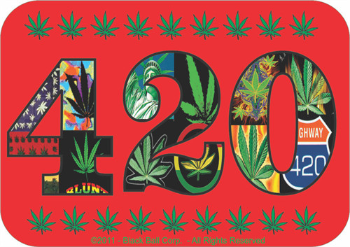 420 – Sticker – 2 3/4" x 3 1/2"