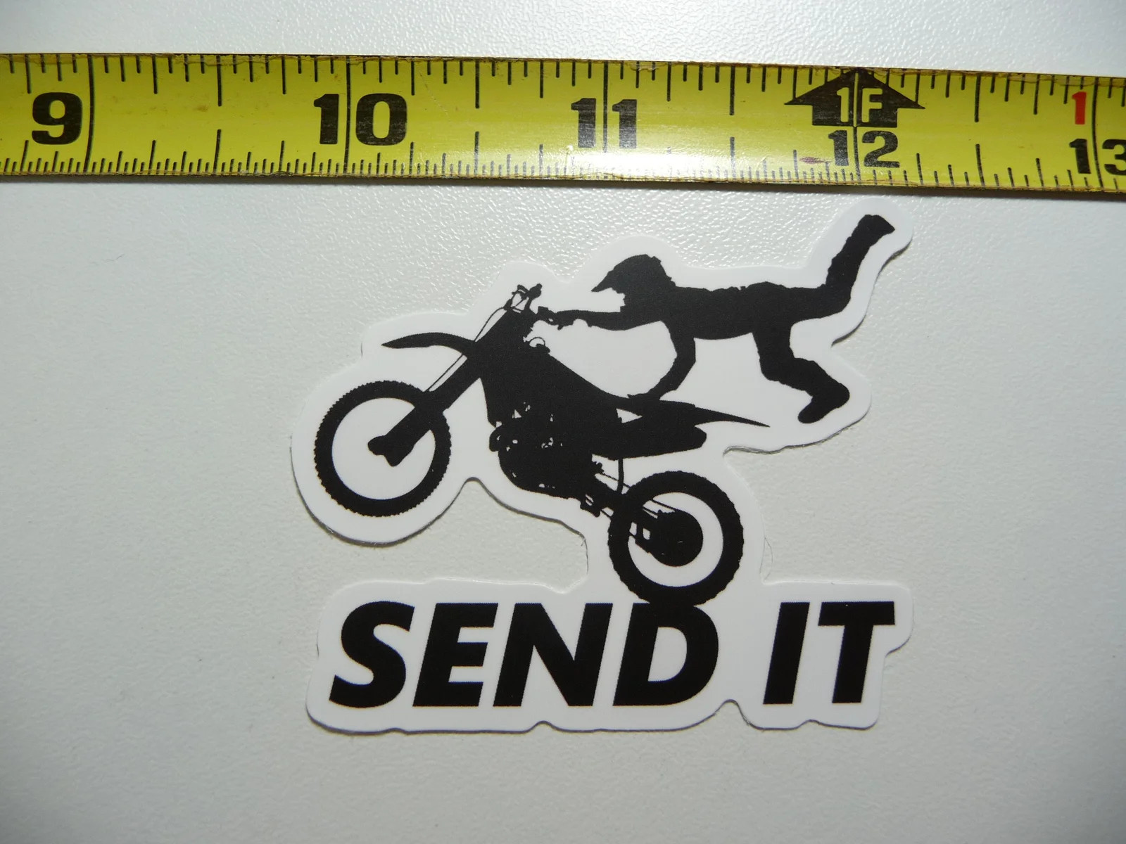 DIRT BIKE SEND IT LEAP SMALL STICKER DECAL MOTOCROSS RIDING MOTORCYCLE