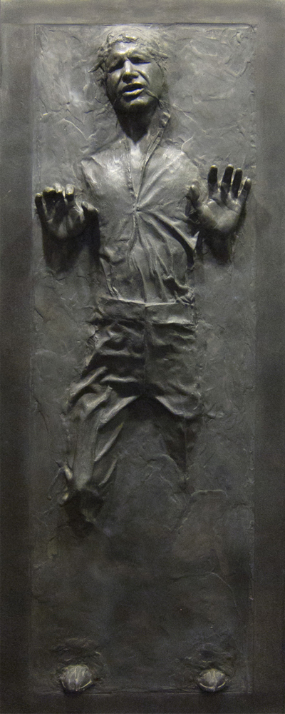 Han Solo in Carbonite Star Wars Repositionable Life-Size Wall Graphic-Movies