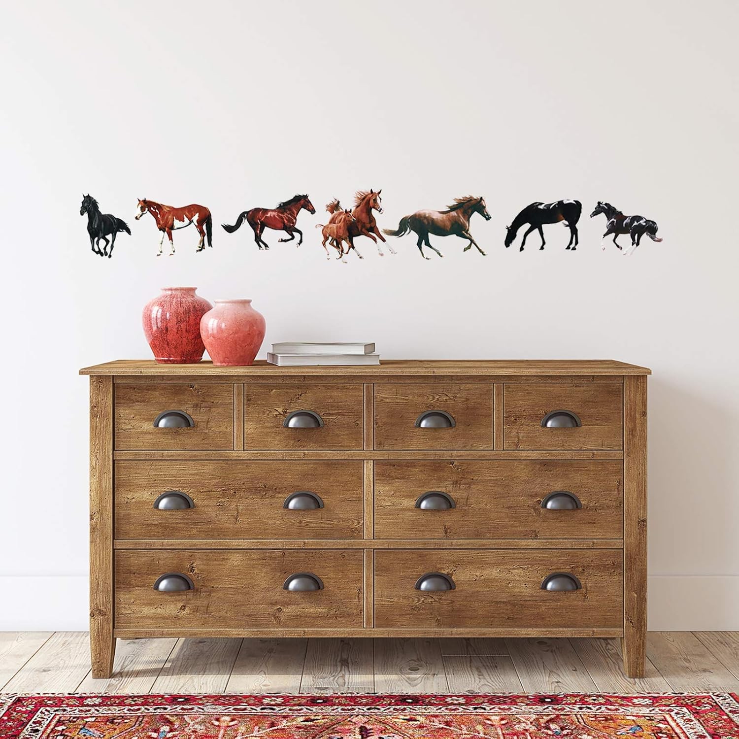 Horse Wall Decals Wild Decor Stickers for Home Wall Decoration Projects
