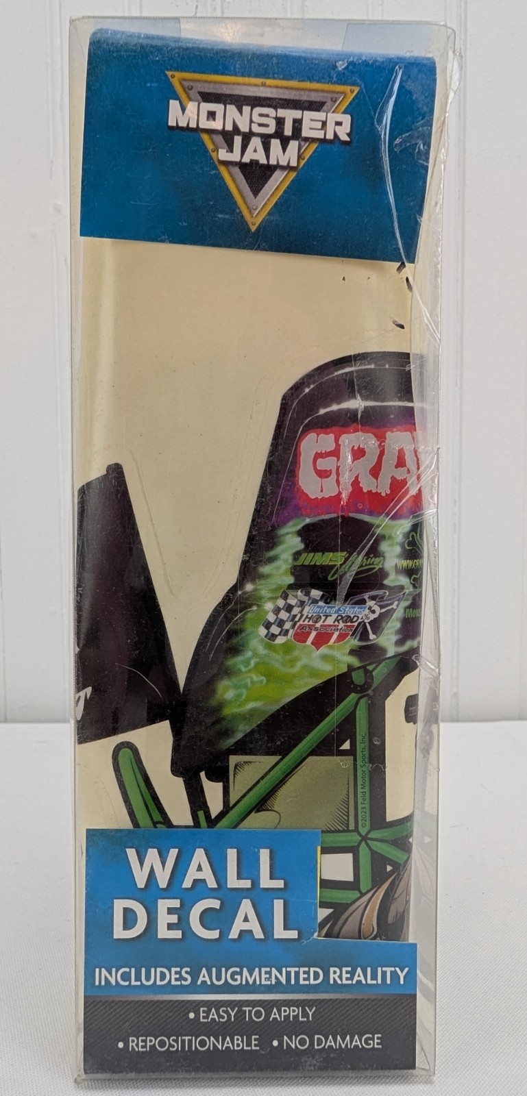 Decalcomania Monster Jam Grave Digger Wall Decal Augmented Reality Easy to Apply