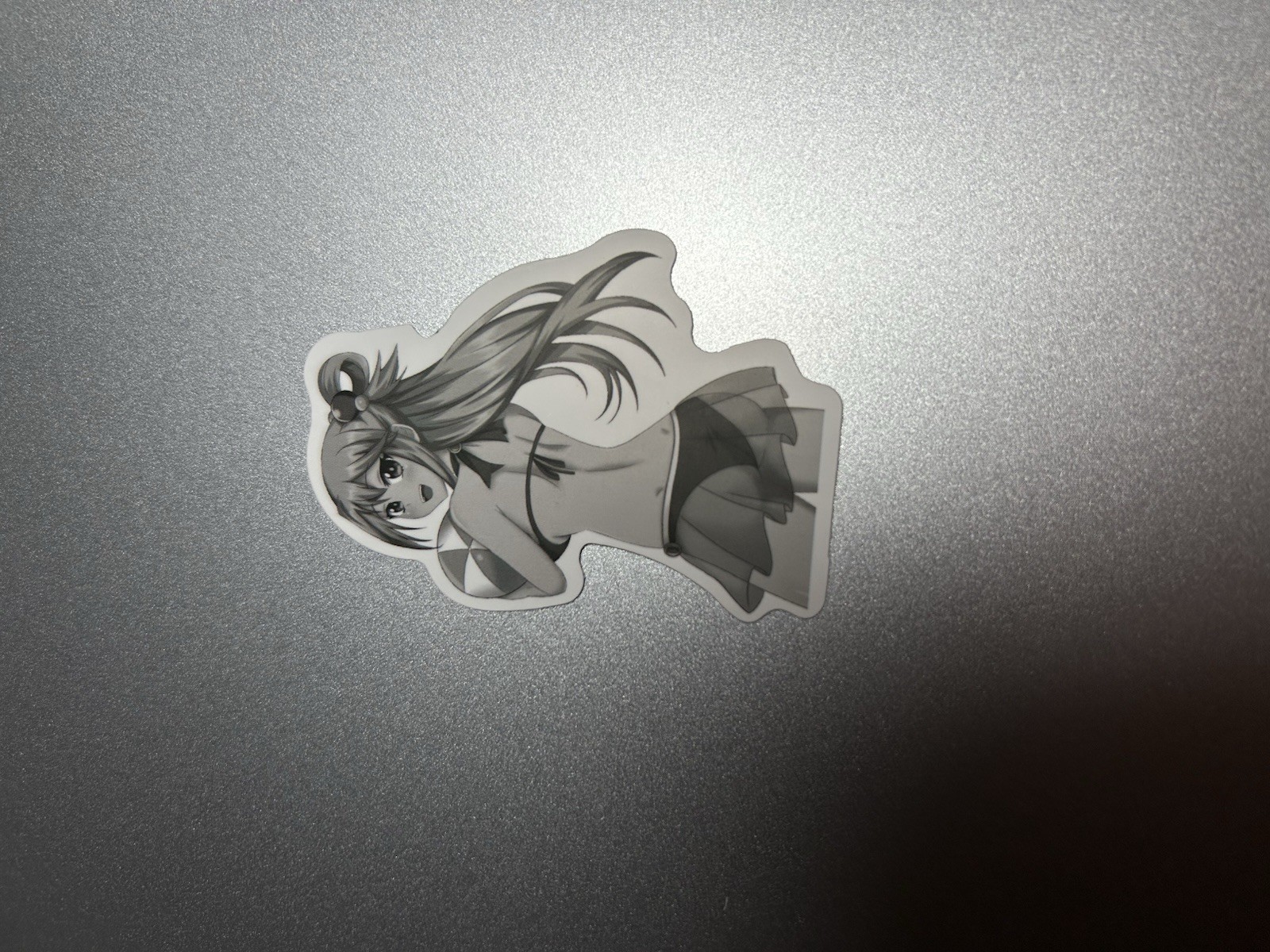 black and white waifu lewd stickers #10