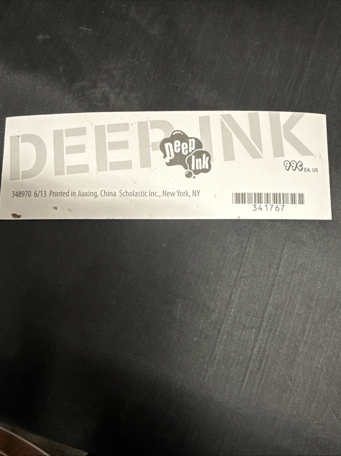 2000s Y2K Scholastic Book Fair Deep Ink Sticker Bookmark Tell Me Again Why Am I