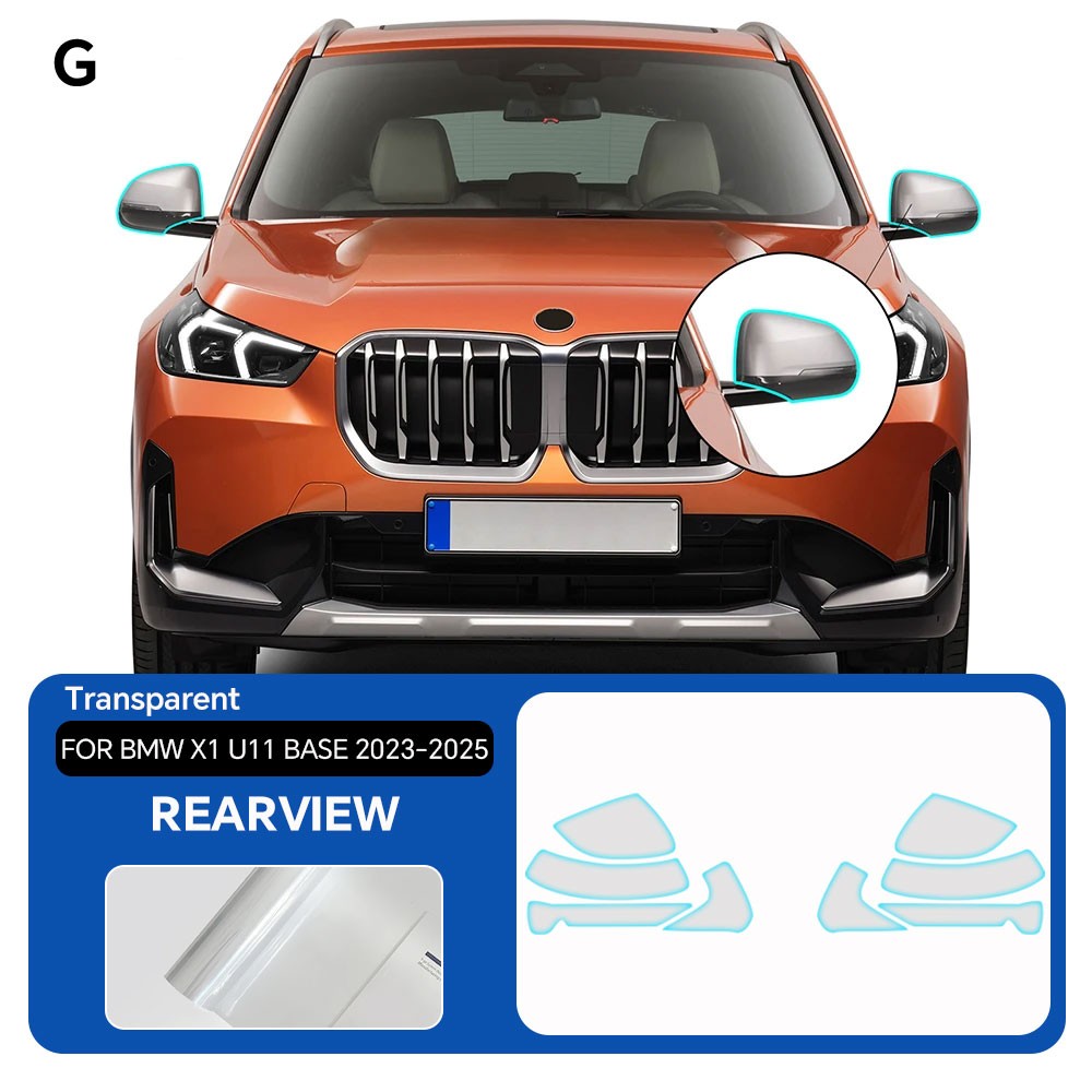 For BMW X1 U11 Base 2023-2025 Full Car Precut Paint Protection Film Clear PPF