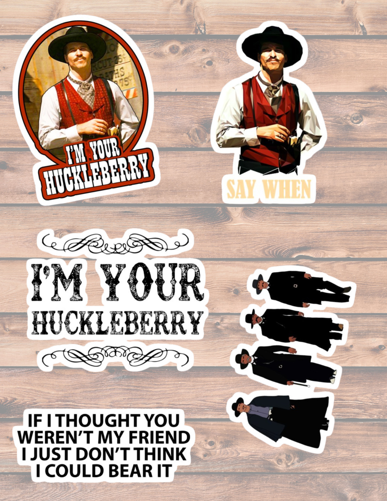 Tombstone 90's 5pc Sticker Pack