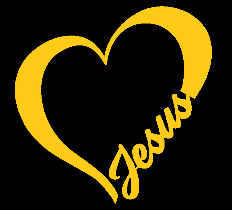 JESUS HEART, RELIGION, CHRIST, LOVE, Decal Stickers for Cars, Tablets, Laptops