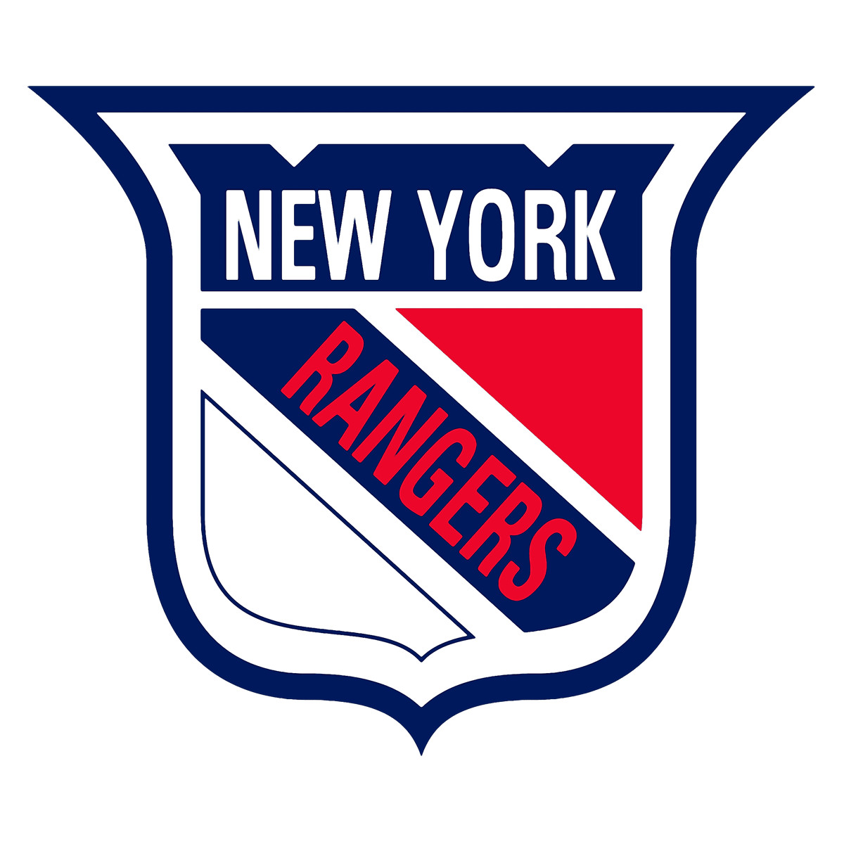 New York Blue Red Hockey Weather Resistant Vinyl Sticker/Decal 10