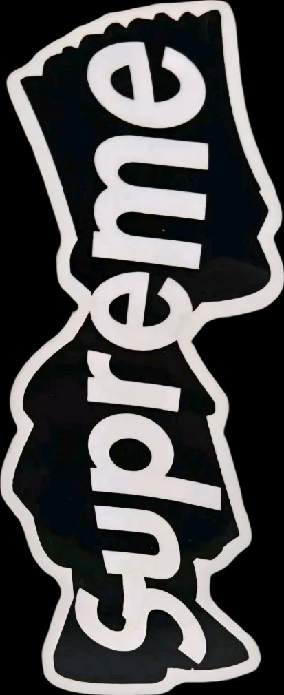 Supreme Sticker 3" Die Cut Gloss Skateboard Water Bottle Tablet Laptop Etc