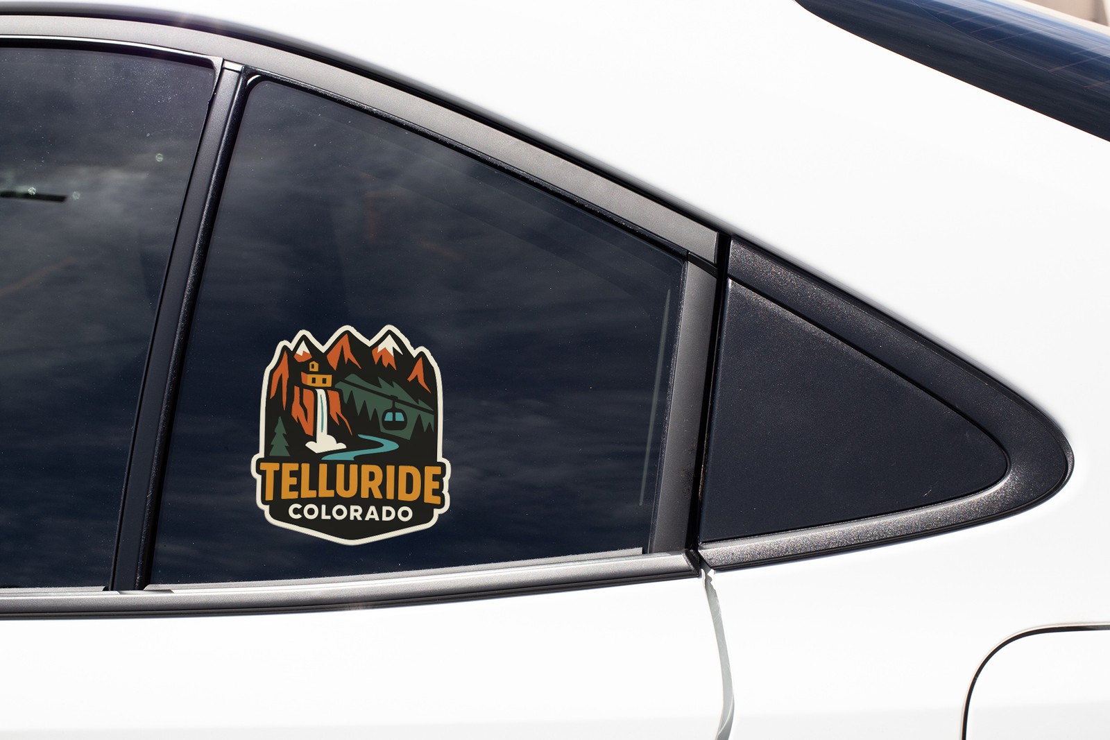 Telluride Sticker Decal Vinyl Die-Cut City Skyline Landmark Design