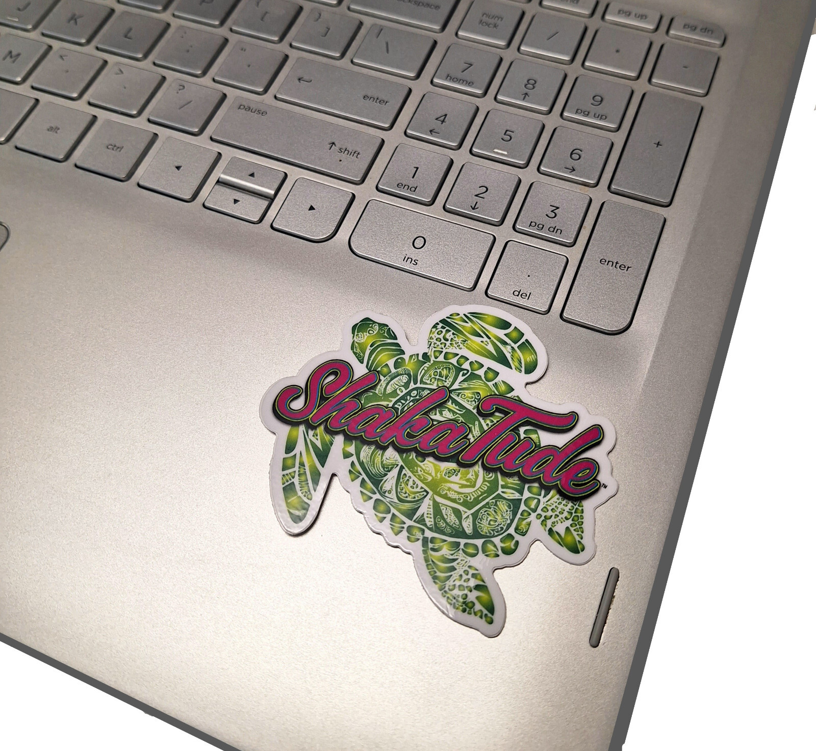 Sea Turtle ShakaTude Sticker Decal Good Vibes Hang Loose Aloha Hawaii Surfing HI