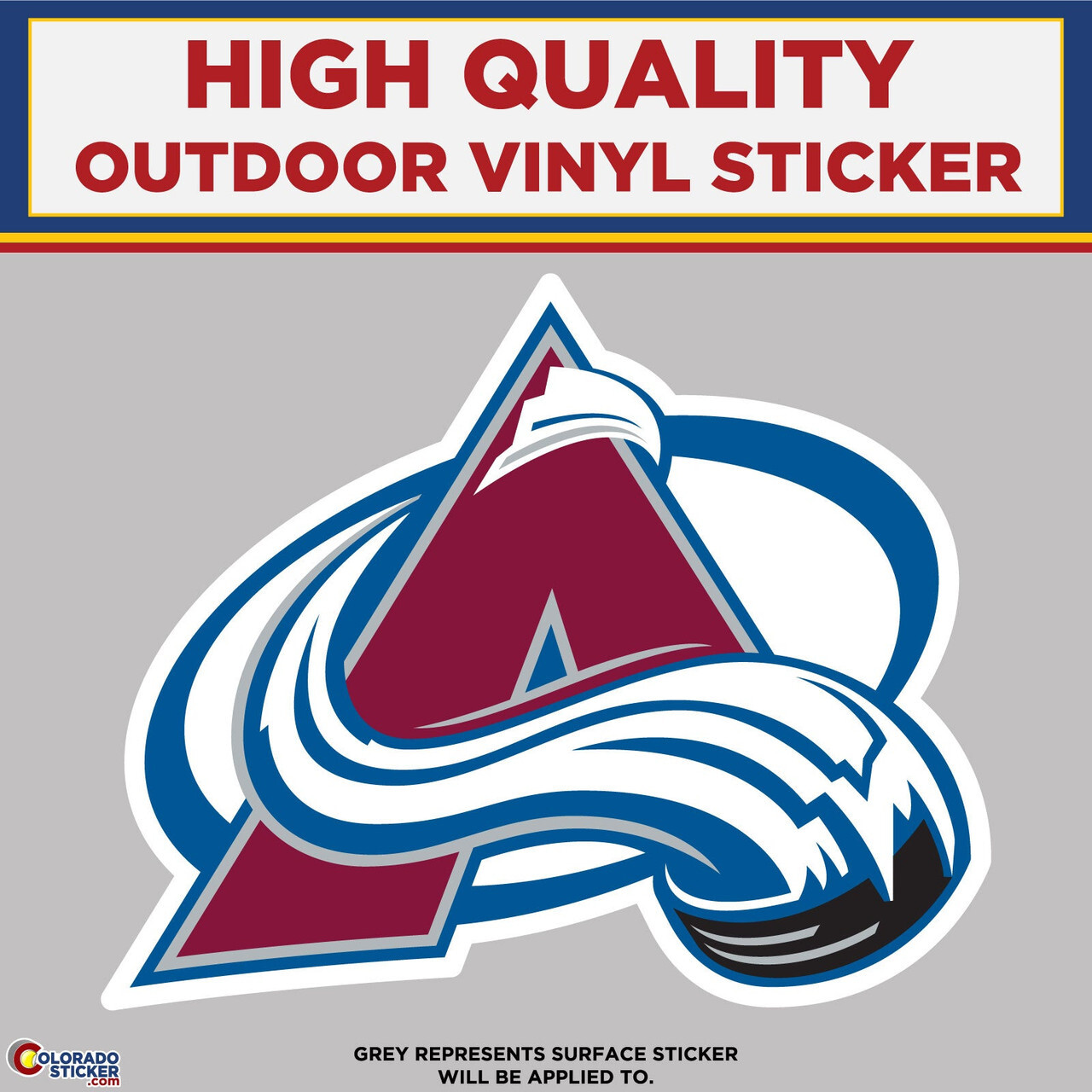 Colorado Avalanche, High Quality Vinyl Stickers