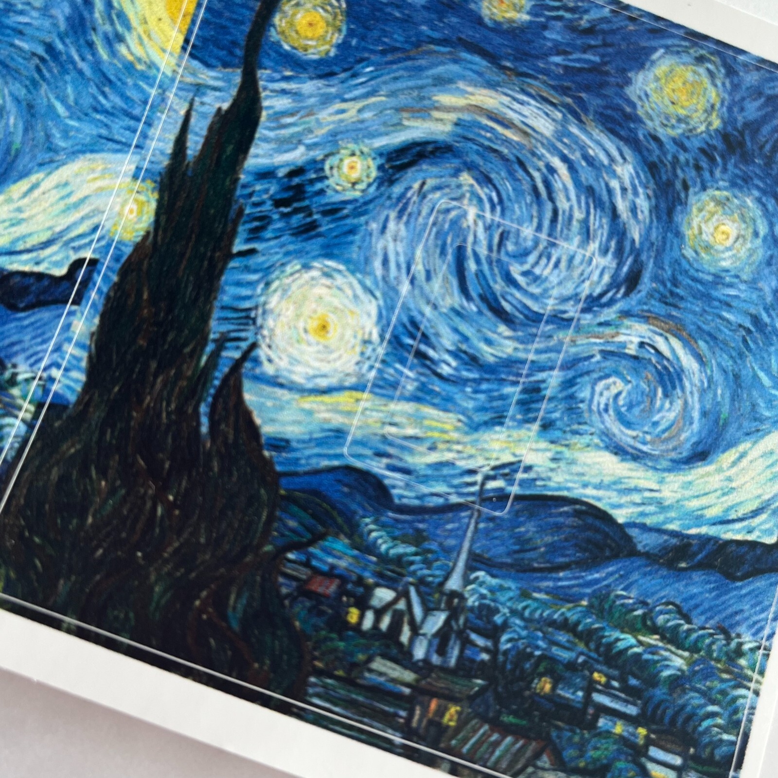 Pack of 2 Starry Night, Vincent Van Gogh Art Design for Single Light Switch