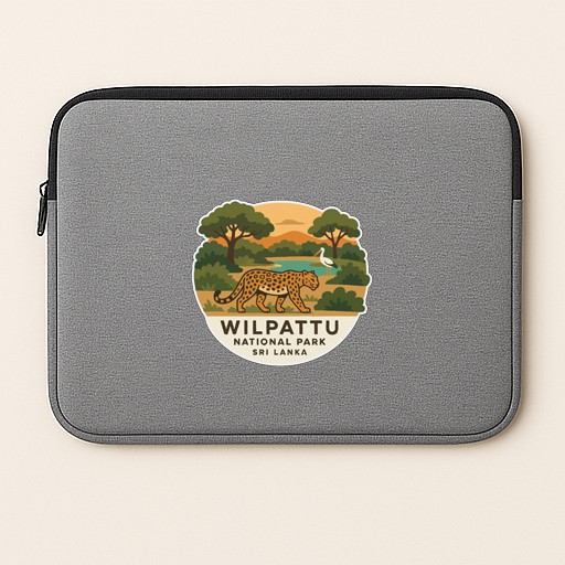 Wilpattu Sri Lanka Iron On Heat Transfer Vinyl HTV Die-Cut World National Parks