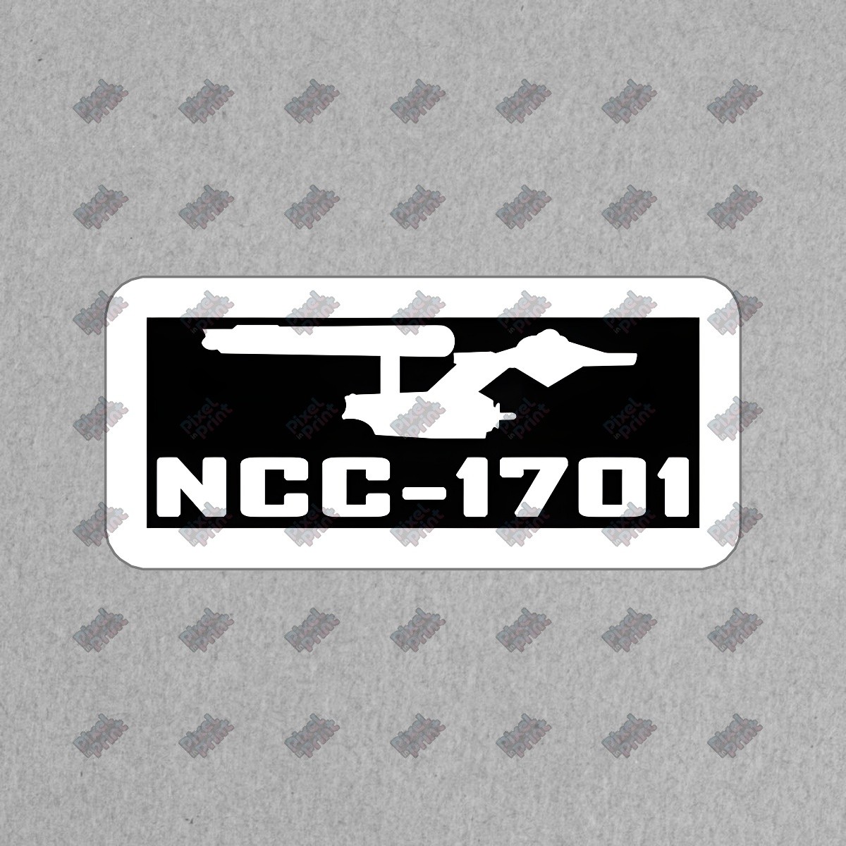 NCC 1701 Starship Enterprise Vinyl Decal Star Trek Sticker Sci Fi #388989