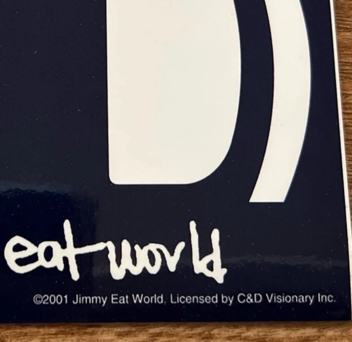 RARE 2001 Jimmy Eat World Original Sticker