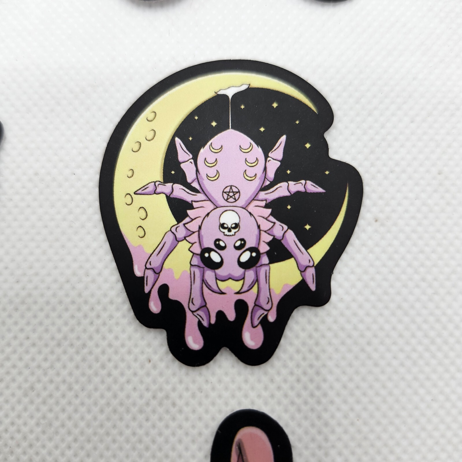 Lot Of 9 Morbid Goth Creepy Cute Dark Pastel Vinyl Waterproof Stickers Plushies