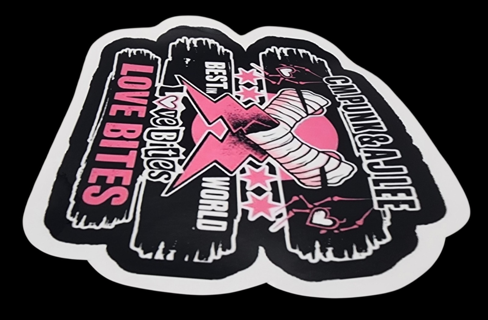 Female Wrestler Waterproof Car Decal Laptop Vinyl Sticker Large