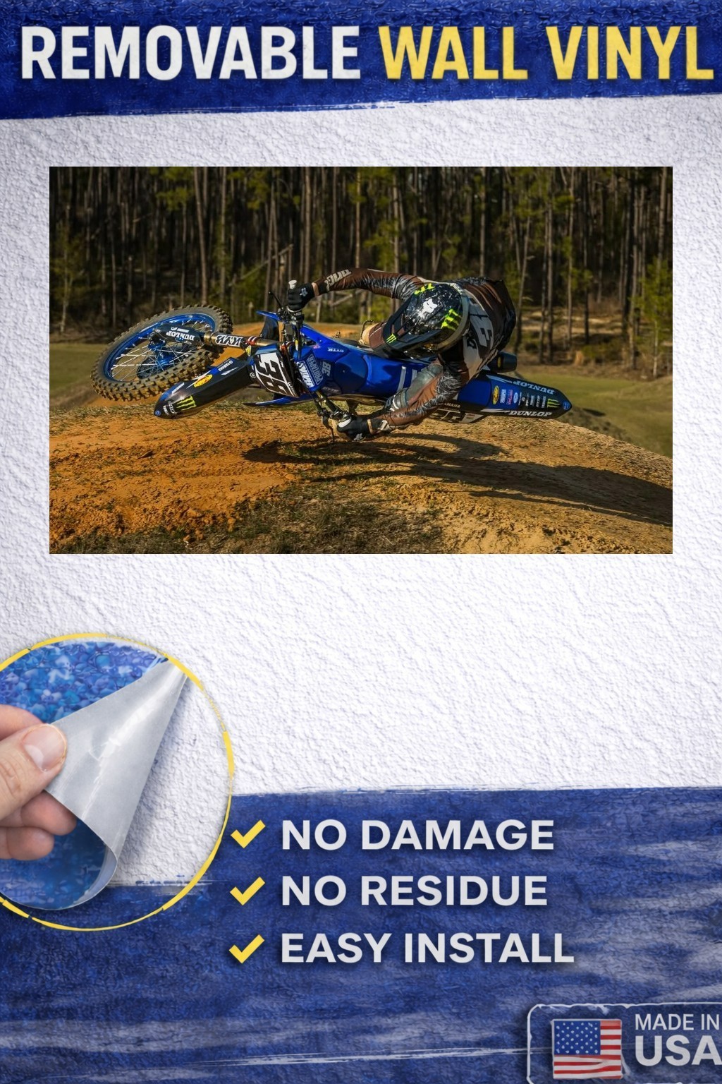 DNGR Boy Haiden Deegan Wall Vinyl Motocross Decal Poster PRINT Removable Backing