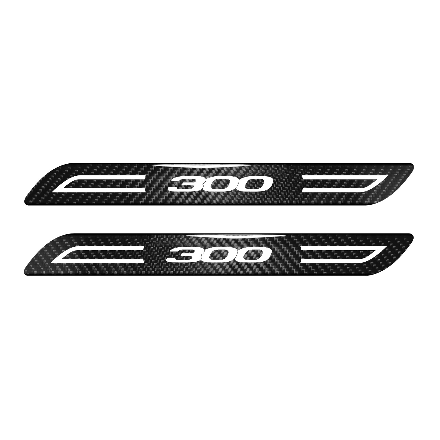Chrysler 300 Blade Style Carbon Fiber Car Protector Decals