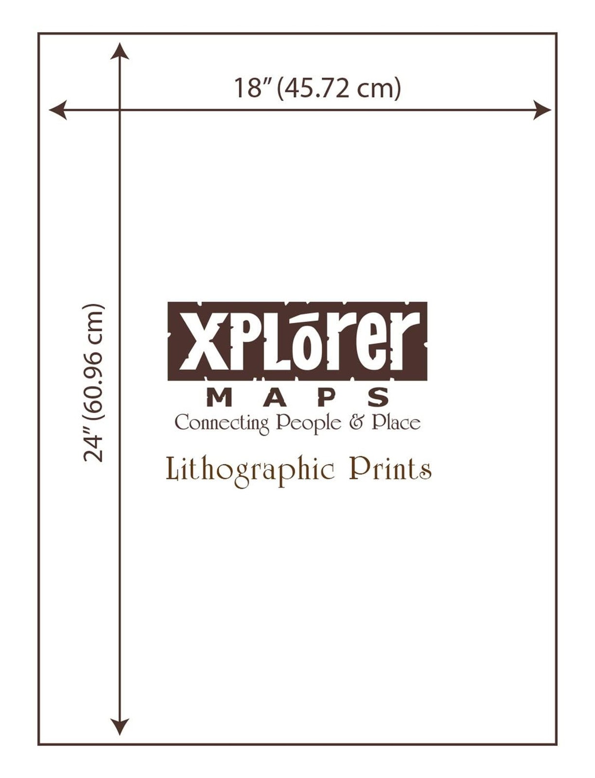 Grand Teton National Park Map Poster – 18×24 Vintage-Style Lithographic Pr