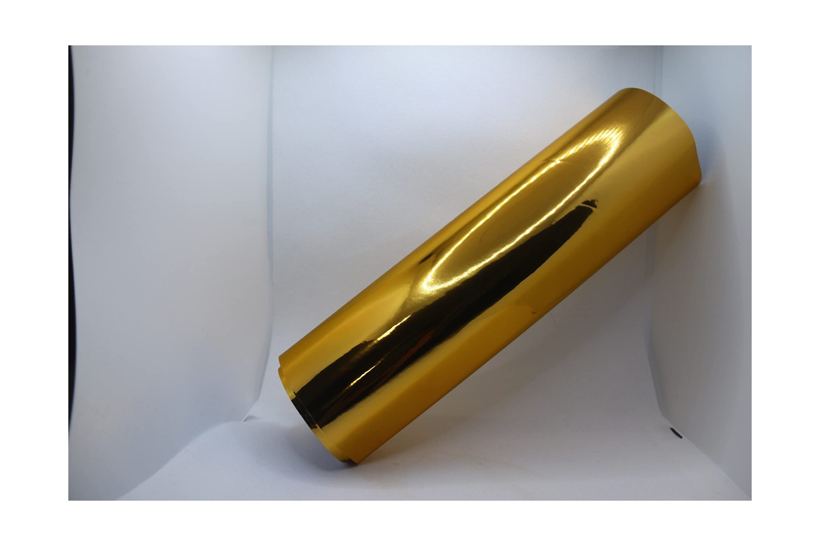 Gold Chrome Mirror Car Vinyl Wrap High Stretchable Film Auto Reflective Stick…