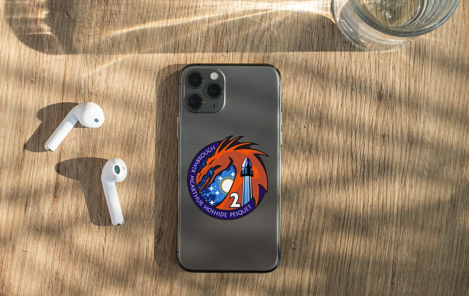 NASA SpaceX Crew-2 Mission Patch Sticker Decal NASA Commercial Crew Flight