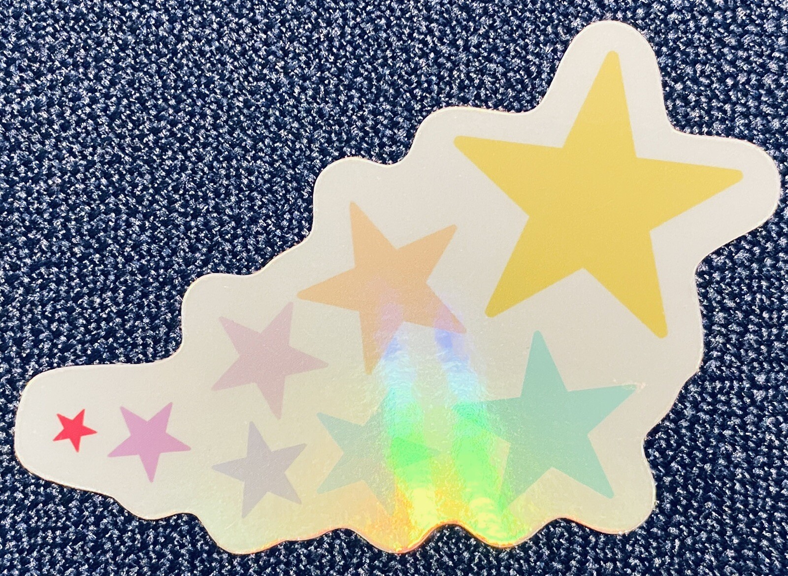 Holographic Star Stars Sticker – Vinyl