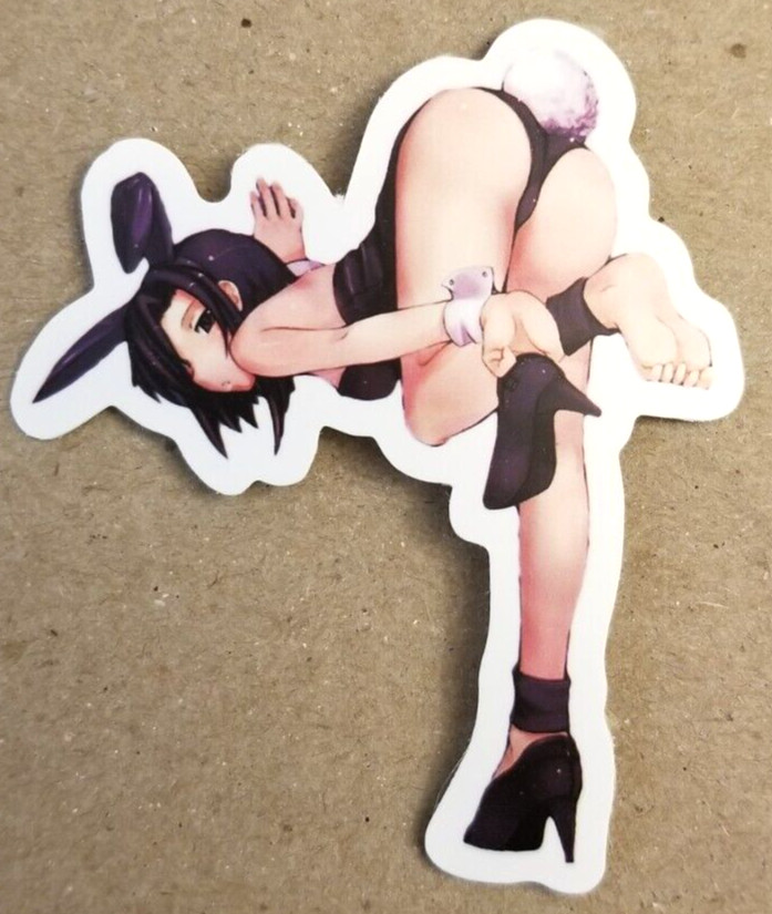 Bunny Girl Sticker Dancer Halloween Rabbit Waifu Idol Anime Manga Pin Up Pinup